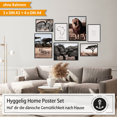 Poster Set Africa