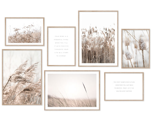 Poster Set Beige