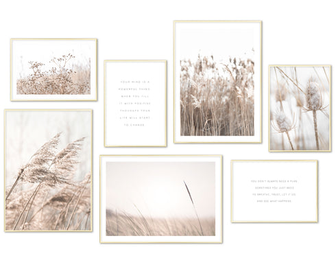 Poster Set Beige