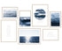 Poster Set Blue Waves