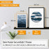 Poster Set Blue Waves