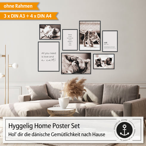 Poster Set Cats