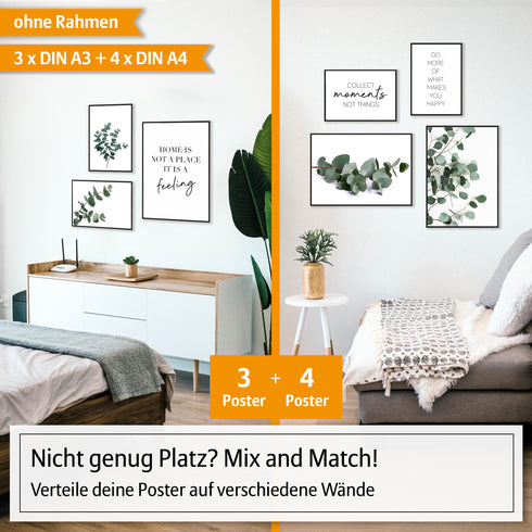 Poster Set Eukalyptus