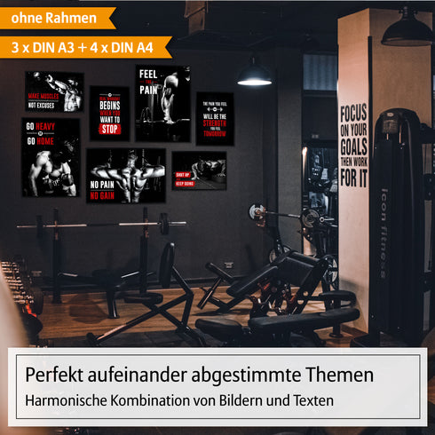 Poster Set Fitness