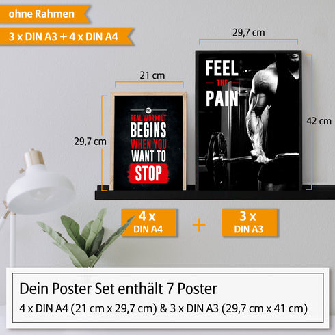 Poster Set Fitness