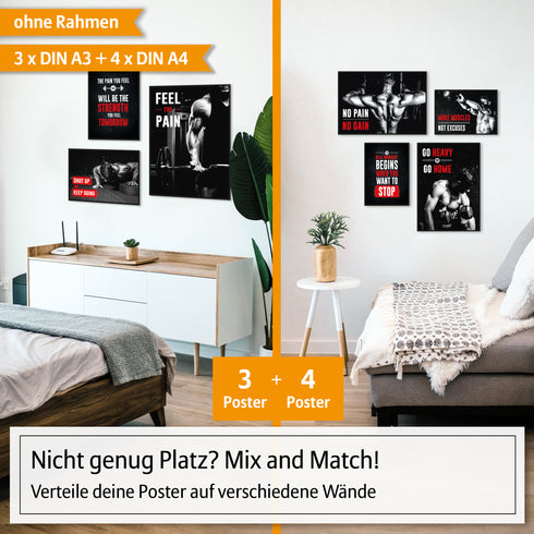 Poster Set Fitness