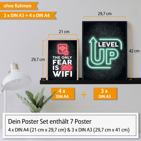 Poster Set Gaming