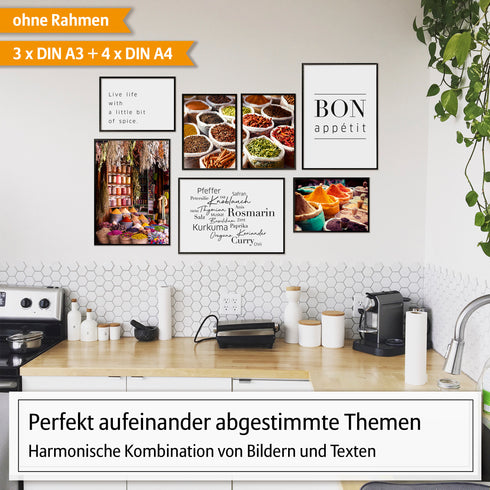 Poster Set Gewürze