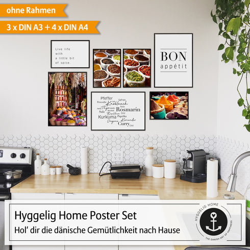 Poster Set Gewürze