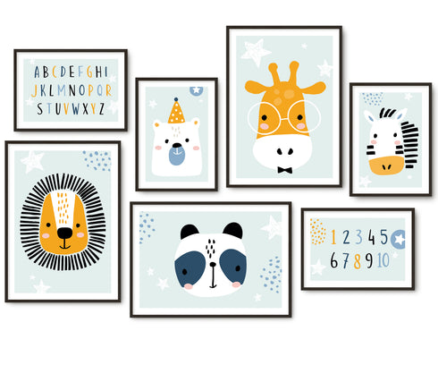 Poster Set Giraffe