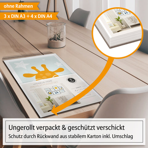 Poster Set Giraffe
