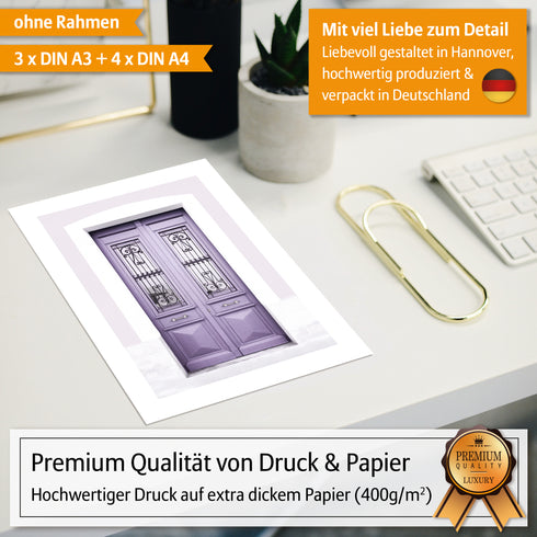 Poster Set Lavendel
