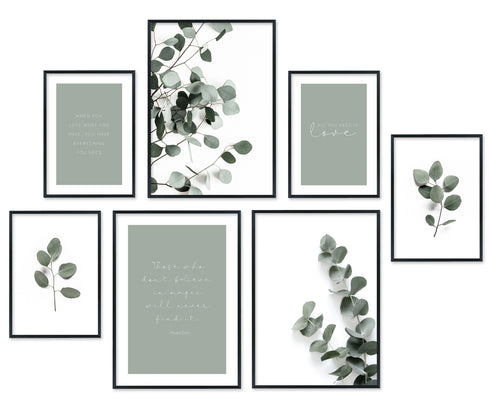 Poster Set Leaves