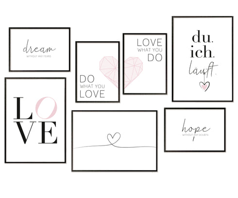 Poster Set Liebe