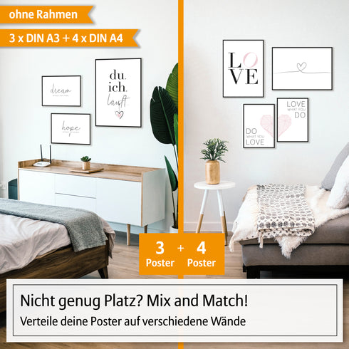 Poster Set Liebe