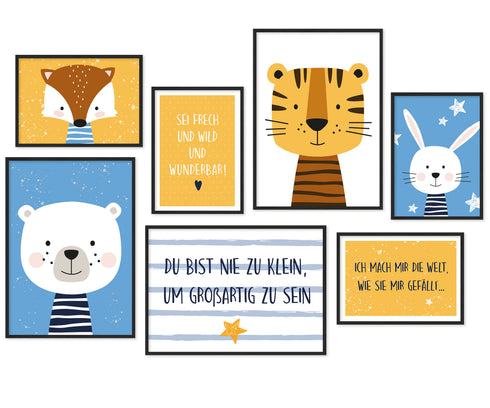 Poster Set Löwe