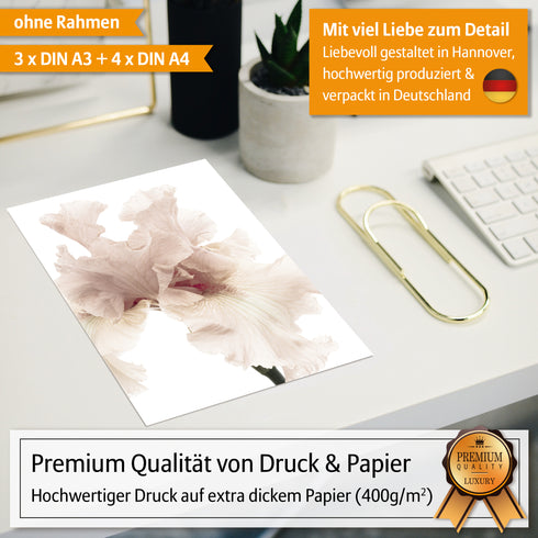 Poster Set Pastell Flower