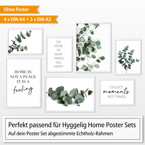 Rahmen Set aus Holz weiss