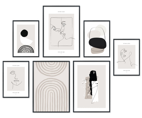 Poster Set Studio Lines