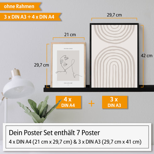 Poster Set Studio Lines