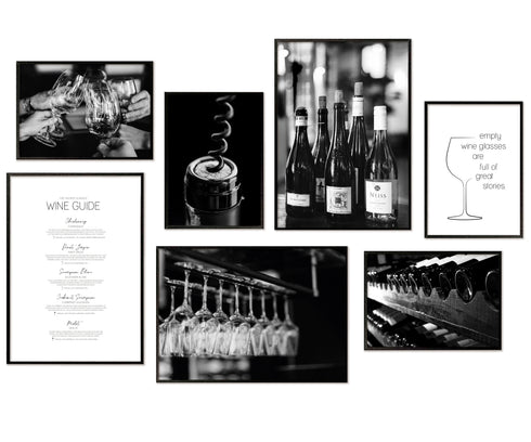 Poster Set Wein