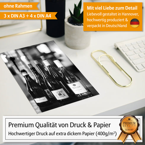 Poster Set Wein