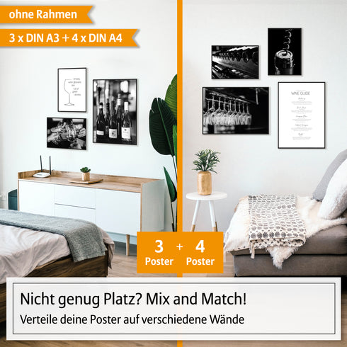 Poster Set Wein