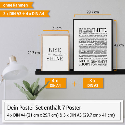 Poster Set Zitate